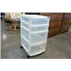 Image 2 : PLASTIC 7 DRAWER ORGANIZER AND 4 DRAWER ORGANIZER