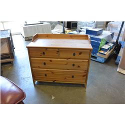 PINE 4 DRAWER DRESSER