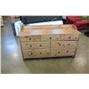 Image 1 : PINE IKEA 7 DRAWER DRESSER WITH GALLERY