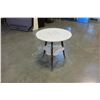 Image 2 : GLASSBALL CLAW FOOT, PARLOUR TABLE PAINTED