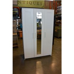 WHITE 3 DOOR MODERN WARDROBE