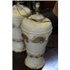 Image 2 : PAIR OF CERAMIC DESIGNER LAMPS