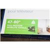 Image 2 : NEW OVERSTOCK INSIGNIA 47-80 INCH FULL MOTION WALL MOUNT