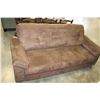 Image 2 : BROWN MICROFIBER SOFA