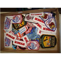 TRAY OF PATCHES