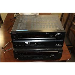 JVC RECEIVER AND ONKYO RECEIVER AS IS