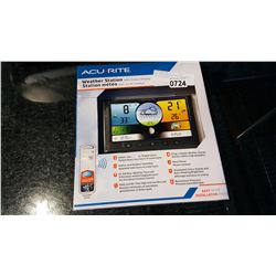 ACU RITE WEATHER STATION WITH COLOR DISPLAY