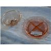 Image 1 : TWO PIECES OF PINK DEPRESSION GLASS