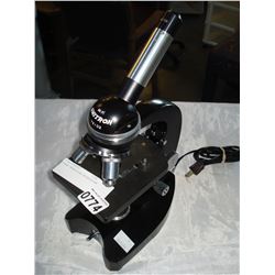 BRASS MONOCULAR MICROSCOPE