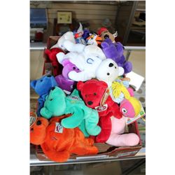 TRAY OF SPORTS AND COMMERCIAL BASED BEANIE BABIES