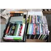 Image 1 : BOX BOOKS AND BOX OF DVDS