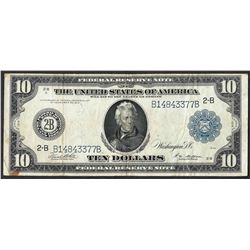 1914 $10 Federal Reserve Note New York