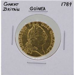 1789 Great Britain Guinea Gold Coin