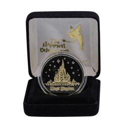 Limited Edition Disney Magic Kingdom .999 Fine Silver Medal w/ 24K Gold Highligh
