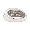 Image 3 : 14KT White Gold 1.66 ctw Diamond Wedding Band