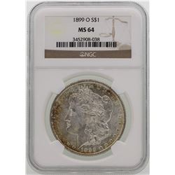 1899-O $1 Morgan Silver Dollar Coin NGC MS64