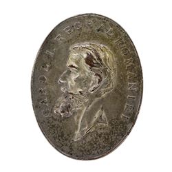 Circa 1906 Romania Oval Medal