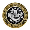 Image 1 : .999 Fine Silver Harrah's Reno, Nevada $10 Casino Limted Edition Gaming Token