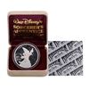 Image 2 : 1987 Disney Mickey Mouse Sorcerer's Apprentice 1 oz .999 Fine Silver Round w/Box