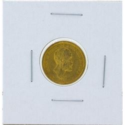 1874 Sweden 10 Kronor Gold Coin