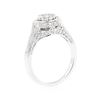 Image 4 : 18KT White Gold 0.62 ctw Diamond Wedding Ring