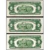 Image 2 : Lot of (3) 1928 $2 Legal Tender Notes
