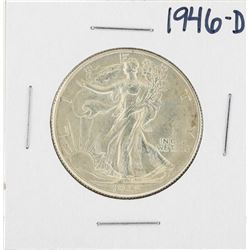 1946-D Walking Liberty Half Dollar Silver Coin