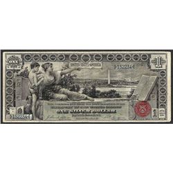 1896 $1 Educational Silver Certificate Note