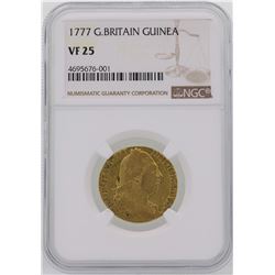 1777 Great Britain Guinea Gold Coin NGC VF25