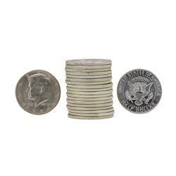 Roll of (20) Brilliant Uncirculated 1964 Kennedy Half Dollar Coins