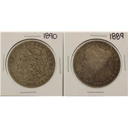 Lot of 1889-1890 $1 Morgan Silver Dollar Coins