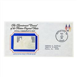 Bicentennial Council of the Thirteen Original States Silver Ingot