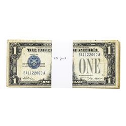 Lot of (25) 1928 $1 Silver Certificate Funnyback Notes