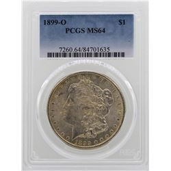 1899-O $1 Morgan Silver Dollar Coin PCGS MS64