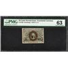 Image 1 : 1862 First Issue 10 Cent Fractional Currency Note PMG Choice Uncirculated 63