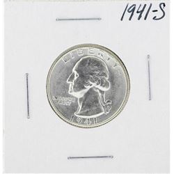 1941-S Washington Quarter Coin