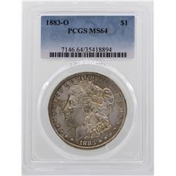1883-O $1 Morgan Silver Dollar Coin PCGS MS64