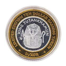 .999 Silver Luxor Las Vegas, Nevada $10 Casino Limited Edition Gaming Token