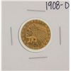 Image 1 : 1908-D $5 Indian Head Half Eagle Gold Coin