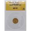 Image 1 : 1945 Mexico 2 1/2 Pesos Gold Coin ANACS MS65