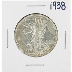 1938 Walking Liberty Half Dollar Silver Coin