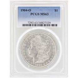 1904-O $1 Morgan Silver Dollar Coin PCGS MS63