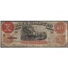 Image 1 : 1800's $10 The Bank of Hamburg South Carolina Obsolete Note