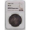 Image 1 : 1884-O $1 Morgan Silver Dollar Coin NGC MS63 NICE TONING