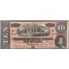 Image 1 : 1864 $10 Confederate States of America Note