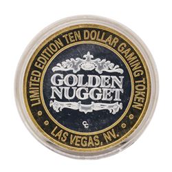 .999 Silver Golden Nugget Las Vegas, Nevada $10 Casino Limited Edition Gaming To