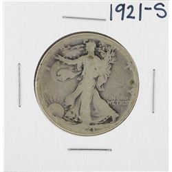 1921-S Walking Liberty Half Dollar Silver Coin