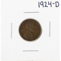 1924-D Lincoln Wheat Cent Coin