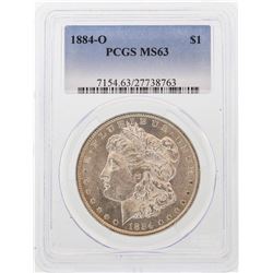 1884-O $1 Morgan Silver Dollar Coin PCGS MS63