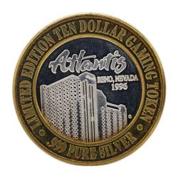 .999 Silver Atlantis Casino Resort Reno, NV $10 Casino Limited Edition Gaming To